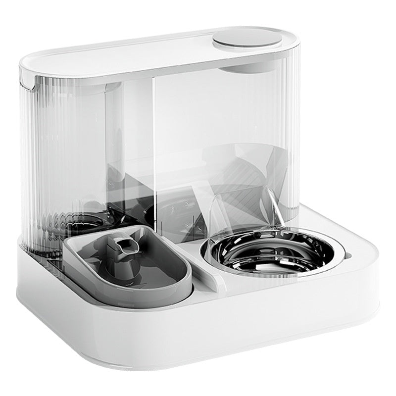 2 In 1 Automatic Cat Feeder Water Dispenser Dry Wet Pet Dog Puppy Food Dispenser