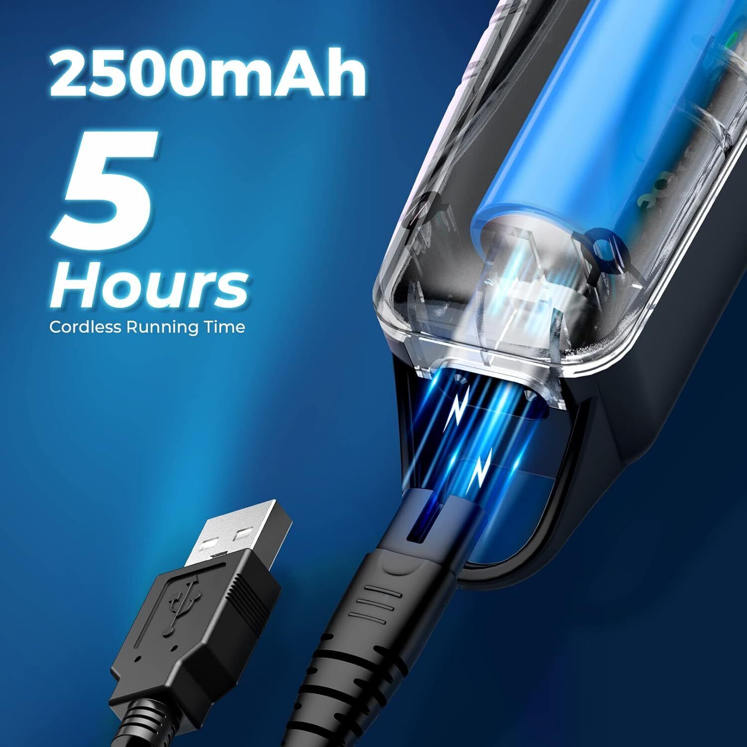 Professional Men Hair Clippers Trimmer Kit Cutting Machine Cordless Barber Salon