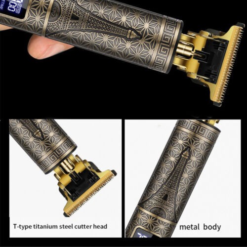 Beard Trimmer Hair Clippers Cordless Rechargeable Hair Cutting Barber Shaving Machine For Men USB Charging