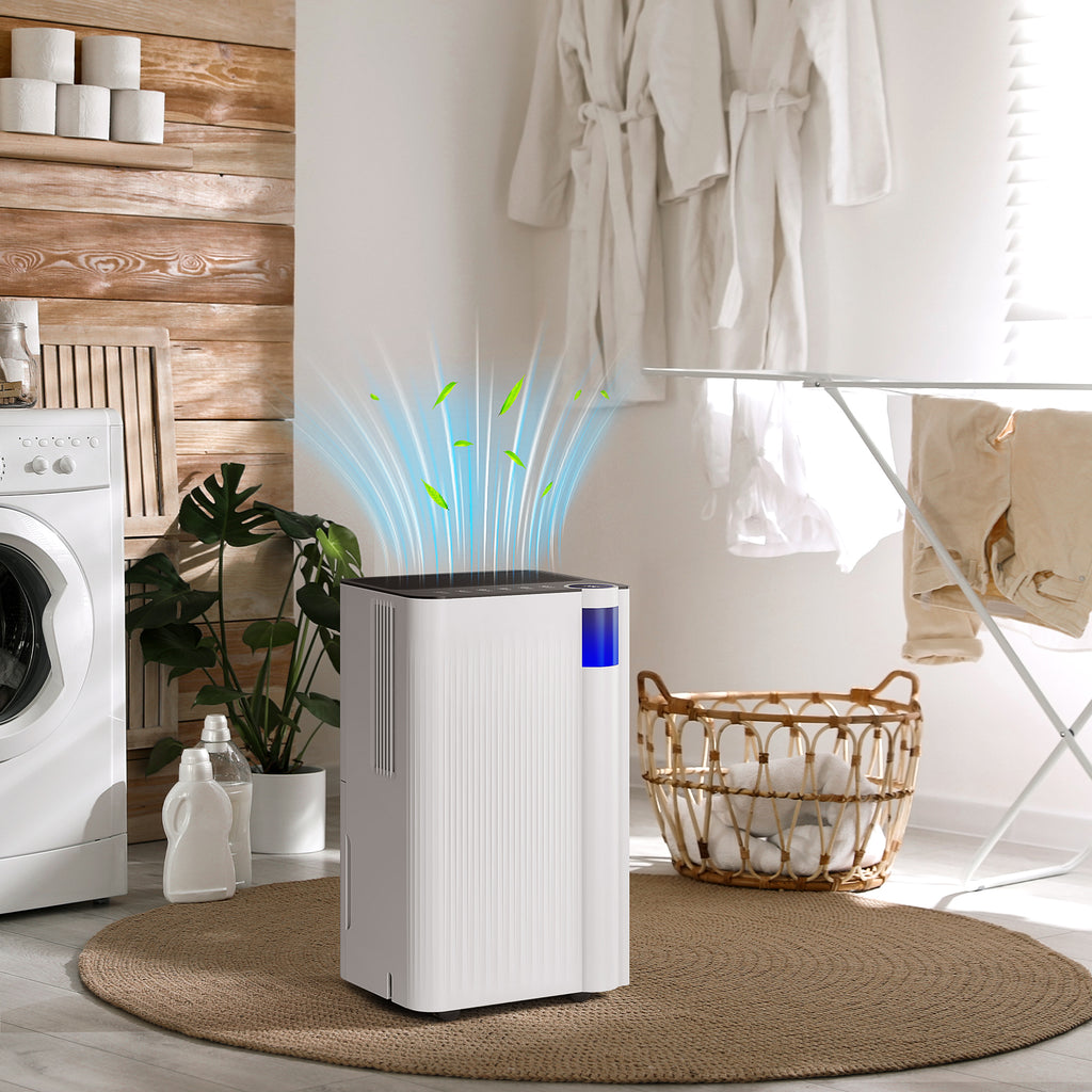 12L/Day Dehumidifier, With Filter - White