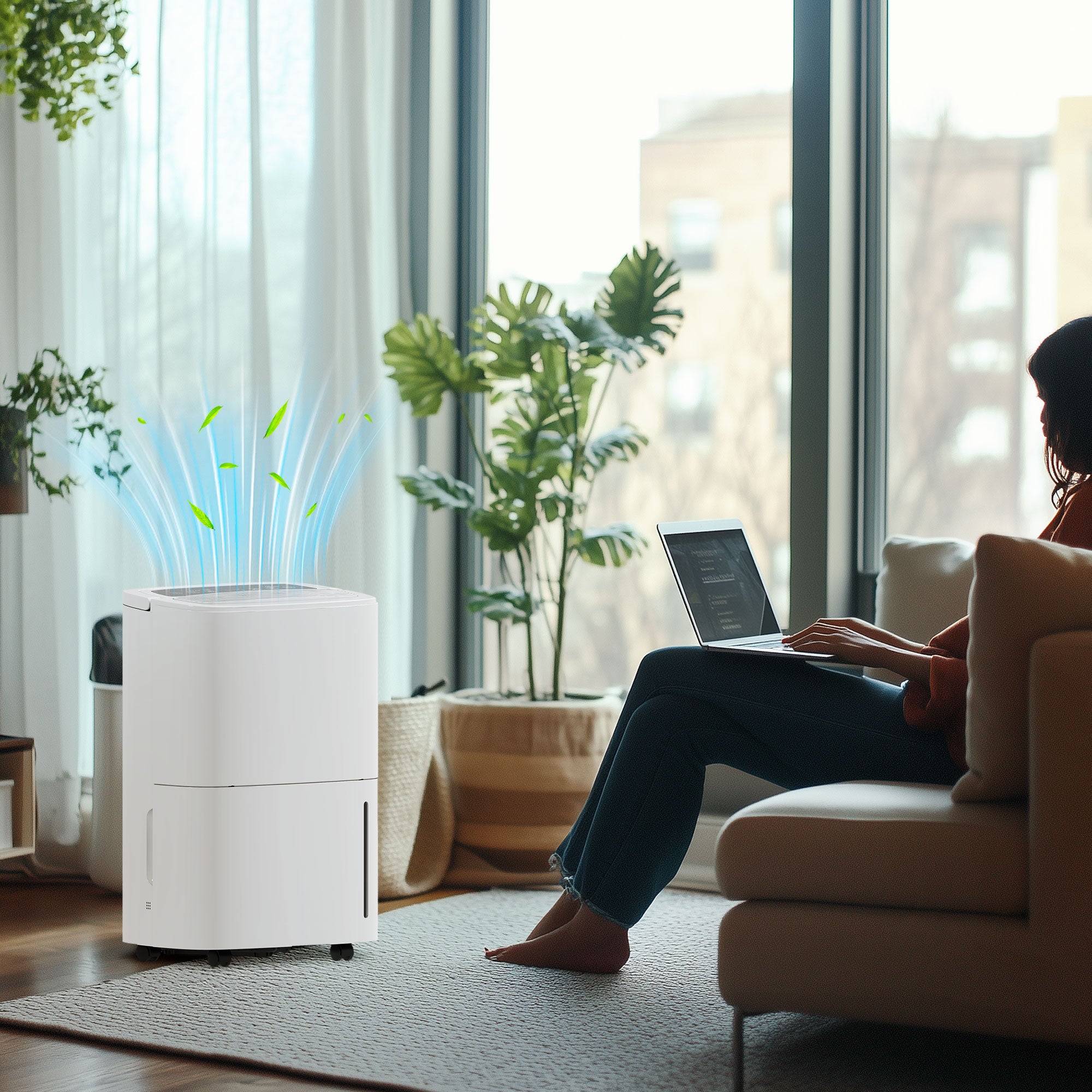 20L Dehumidifier, With Touch Control - White