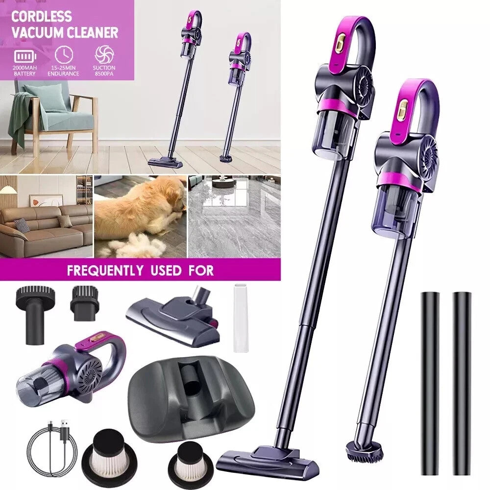 4 In 1 Stick Handheld Vacuum Cordless Vacuum Cleaner For Carpet Floor Pet Hair