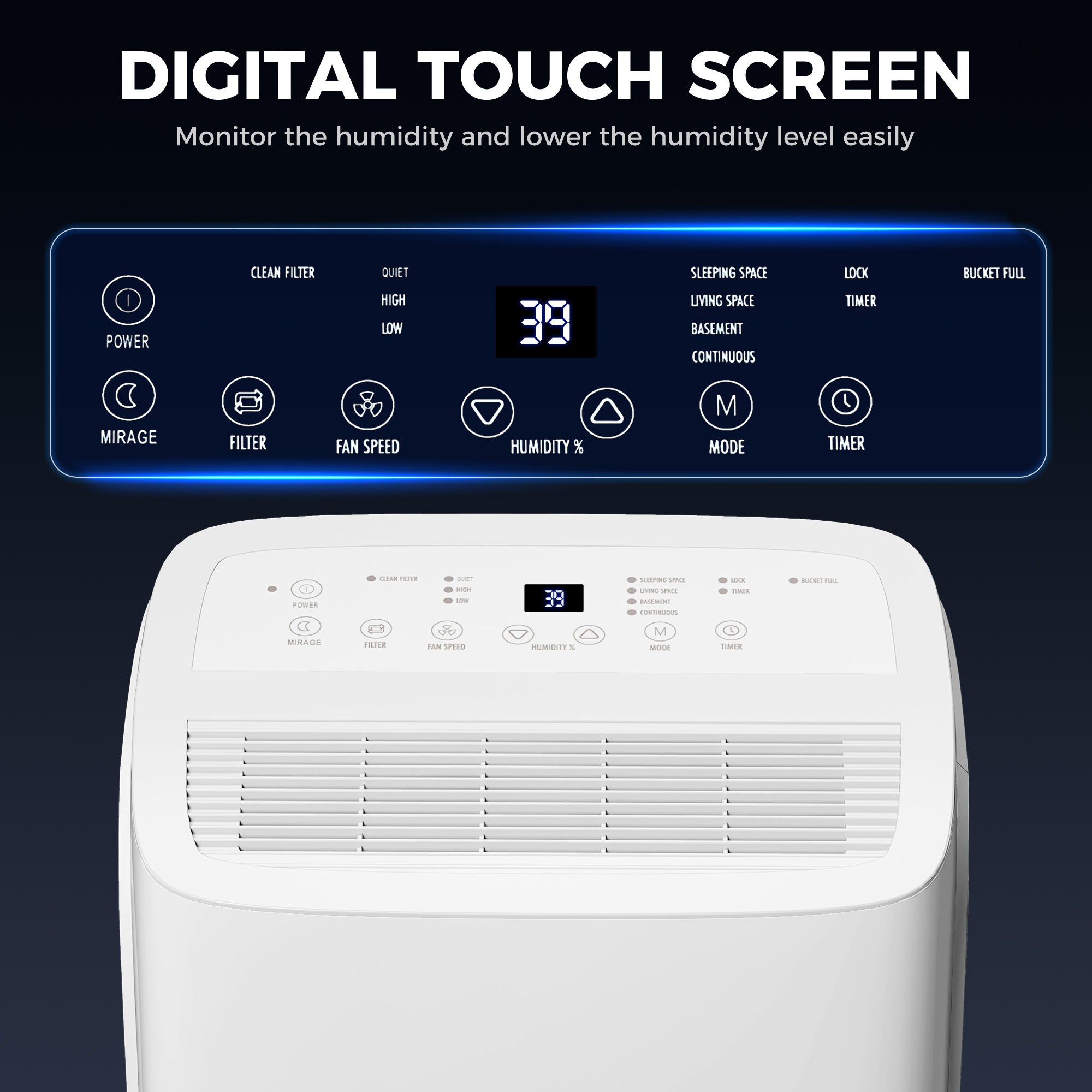 30L Dehumidifier for Home & Large Rooms | Fast UK Delivery