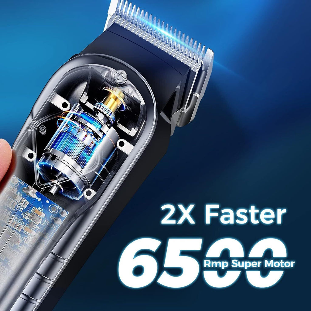 Professional Men Hair Clippers Trimmer Kit Cutting Machine Cordless Barber Salon