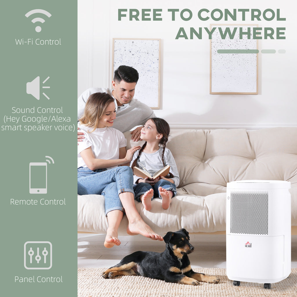 10L/Day Portable Electric Dehumidifier – Bedroom, Basement & Laundry | Nova Home UK