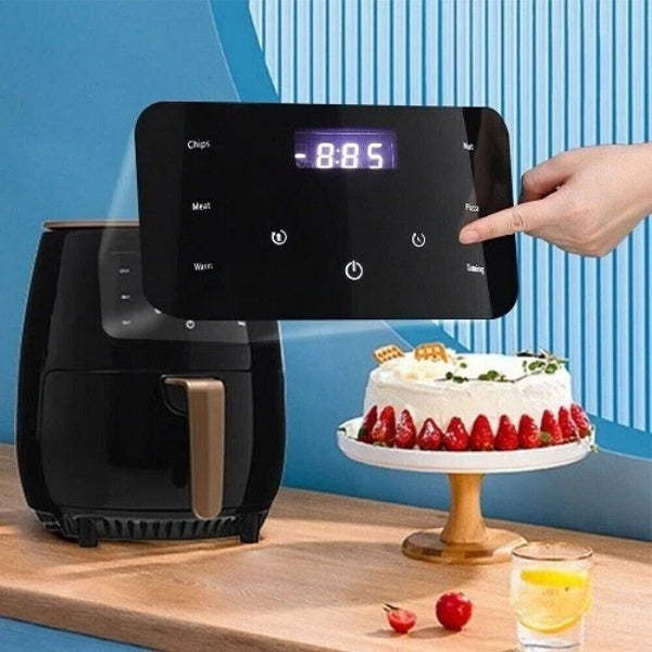 6L Air Fryer Large Capacity Digital Touch Screen Mulitifunction Oil Free Cooking