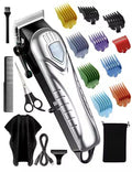 Professional Men Hair Clippers Trimmer Kit Cutting Machine Cordless Barber Salon