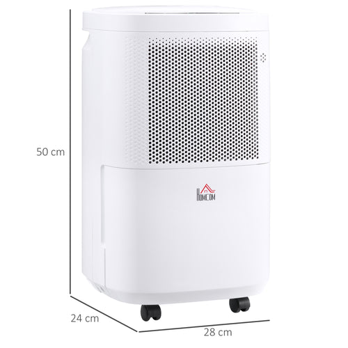 10L/Day 2200ML Portable Quiet Dehumidifier With WiFi Smart App Control, Electric Moisture Air Dehumidifier For Home Laundry Basement