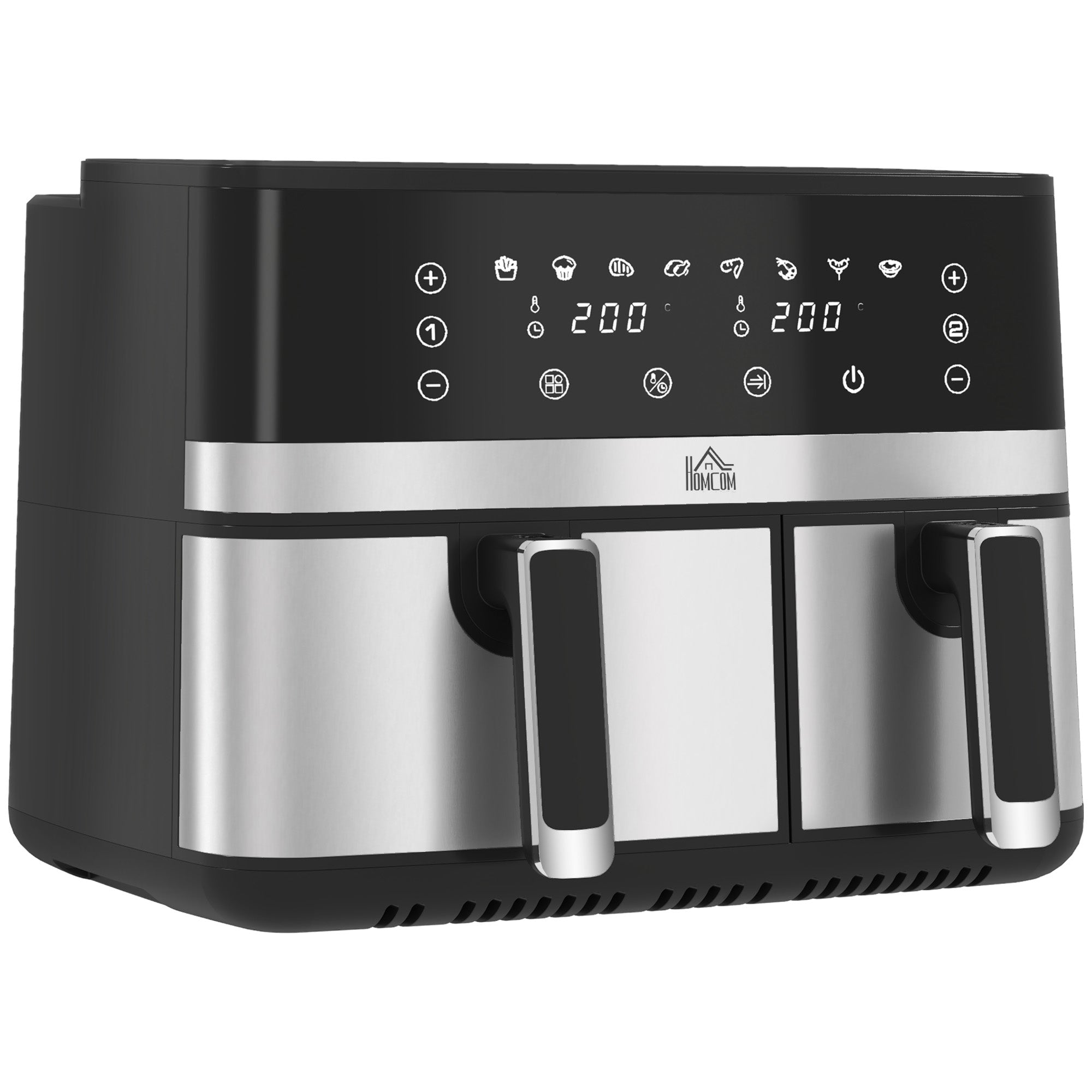 8.5L Dual Basket Air Fryer, With Sync And Multi-Menu Cooking